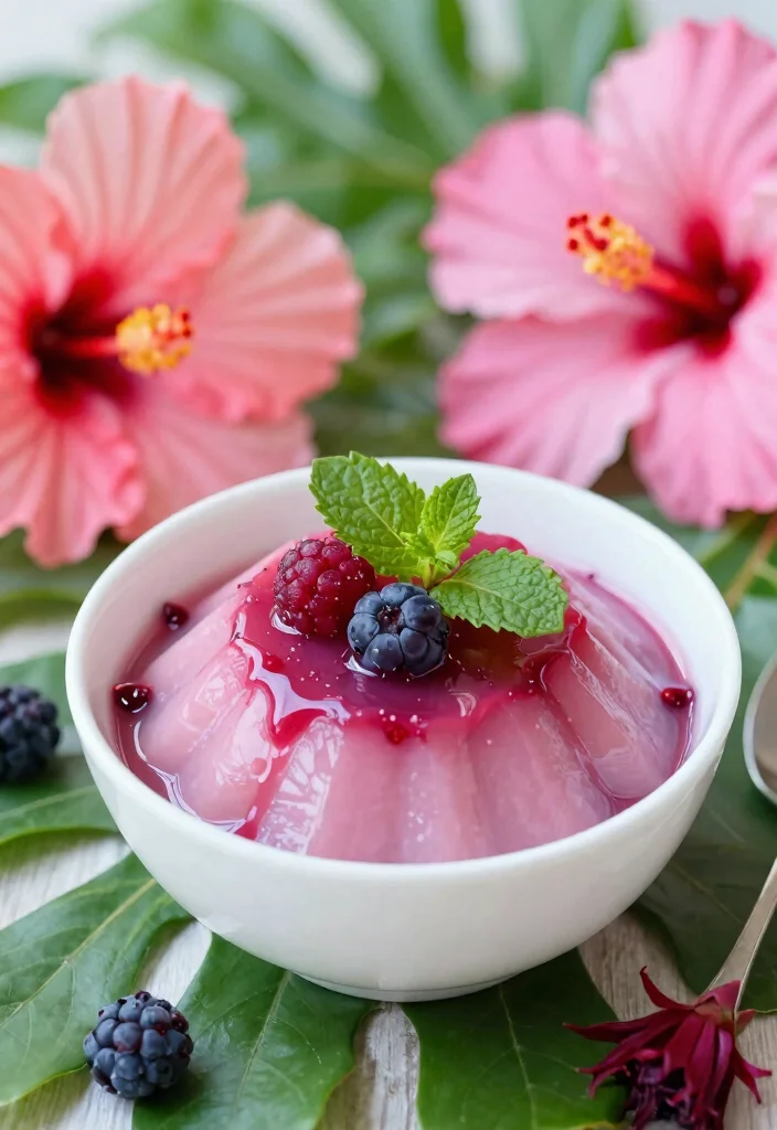 12 Dessert Pudding Recipes for Creamy Comfort Classics 111 12 Dessert Pudding Recipes for Creamy Comfort Classics - 11. Hibiscus Flower Pudding 1