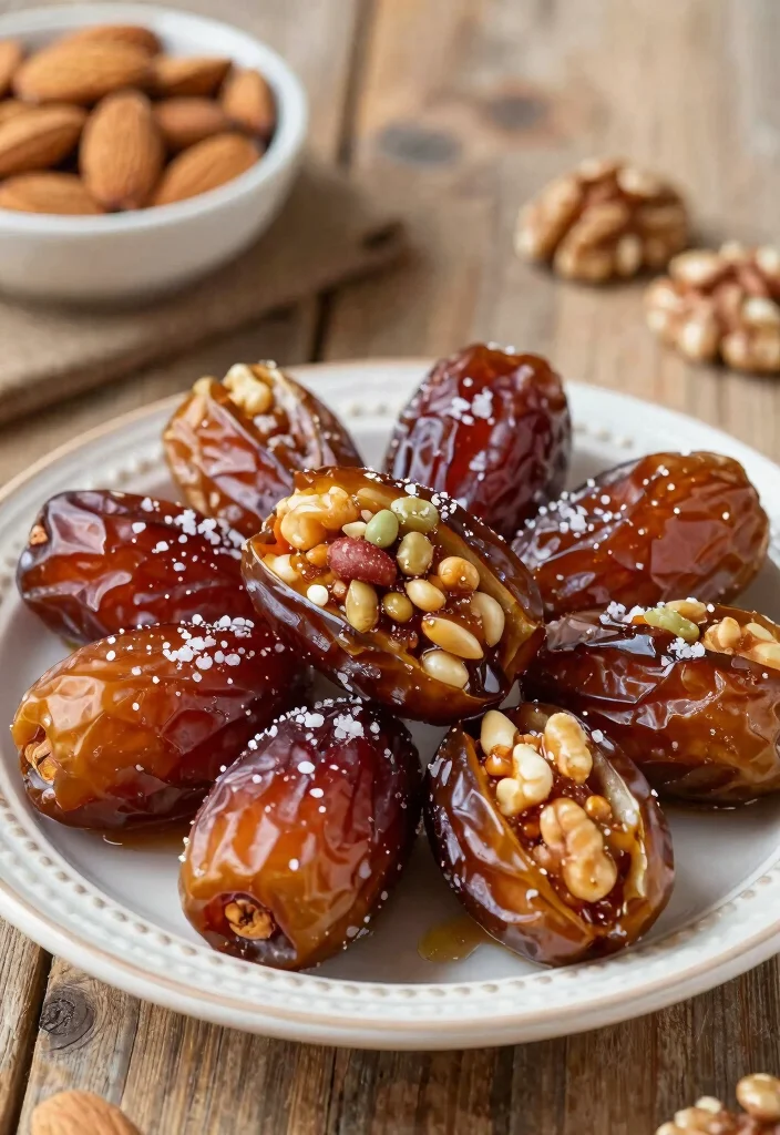 12 Dubai Dessert Recipes with Rich Middle Eastern Flavor 1 12 Dubai Dessert Recipes with Rich Middle Eastern Flavor 1. Stuffed Dates with Nuts 0