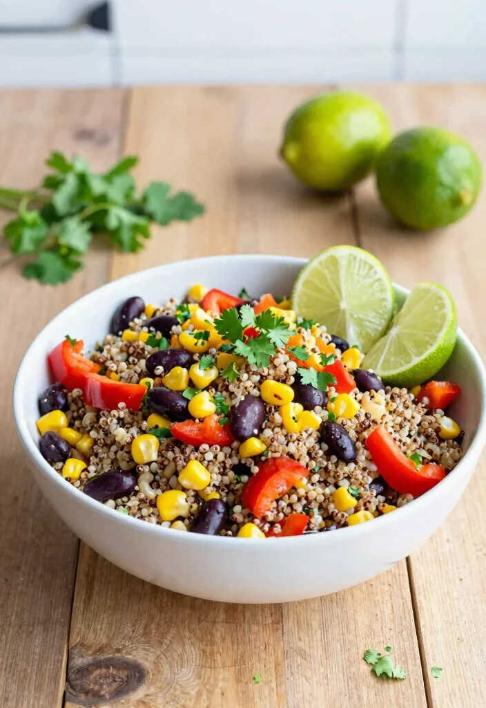 12 Healthy Batch Cooking Recipes for Weekly Meal Prep - 1. Quinoa & Black Bean Salad 1