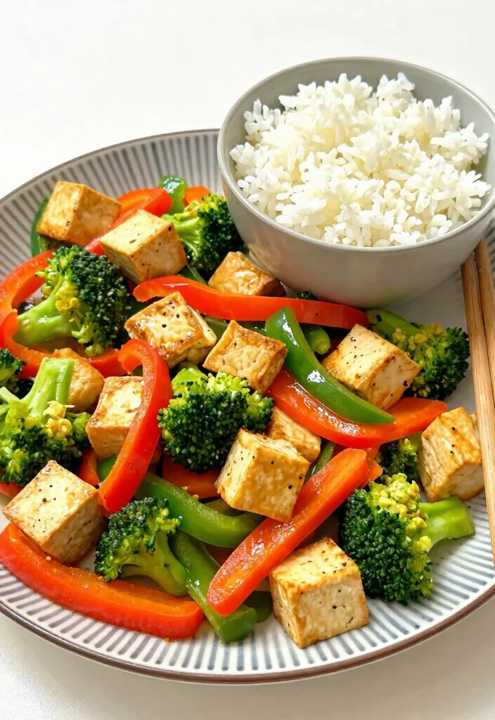 12 Healthy Batch Cooking Recipes for Weekly Meal Prep - 3. Vegetable Stir-Fry with Tofu 1