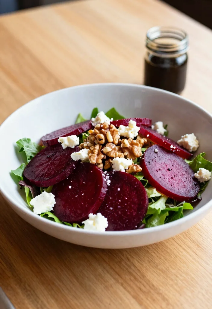 12 Healthy Diet Salad Recipes for Clean Everyday Meals 10. Beet Goat Cheese Salad 0