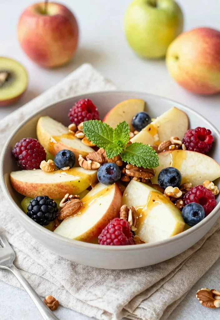 12 Healthy Diet Salad Recipes for Clean Everyday Meals 12. Fruit Nut Salad 0