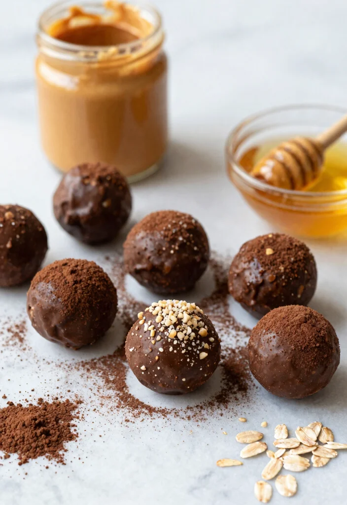 12 Healthy Energy Ball Recipes for Quick Fuel Snacks 1 12 Healthy Energy Ball Recipes for Quick Fuel Snacks - 1. Chocolate Peanut Butter Bliss Balls 1