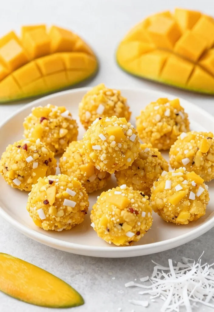 12 Healthy Energy Ball Recipes for Quick Fuel Snacks 100 12 Healthy Energy Ball Recipes for Quick Fuel Snacks - 10. Tropical Mango Energy Bites 1