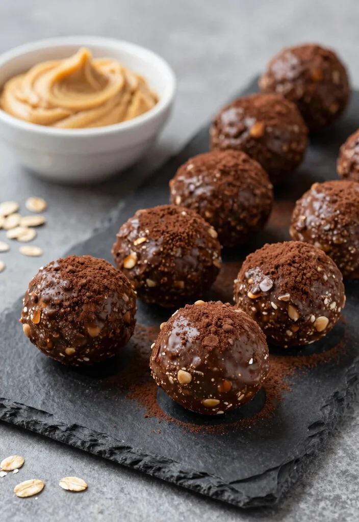 12 Healthy Energy Ball Recipes for Quick Fuel Snacks 111 12 Healthy Energy Ball Recipes for Quick Fuel Snacks - 11. No-Bake Chocolate Almond Energy Balls 1