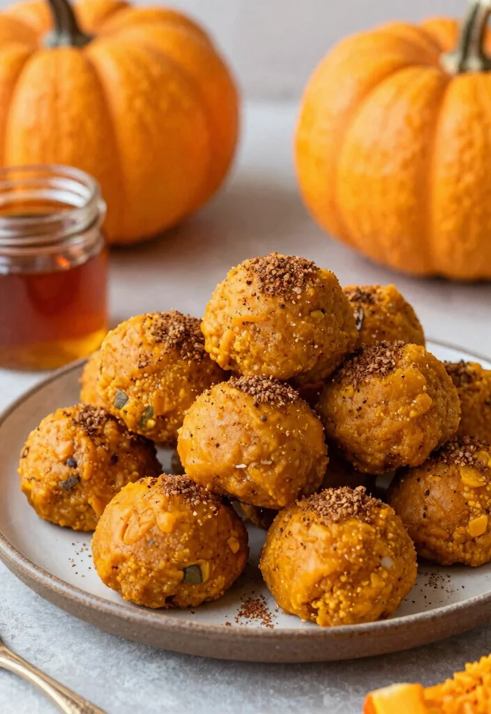 12 Healthy Energy Ball Recipes for Quick Fuel Snacks 67 12 Healthy Energy Ball Recipes for Quick Fuel Snacks - 7. Spiced Pumpkin Energy Bites 1