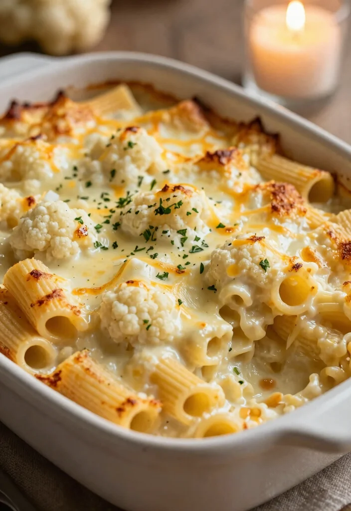 12 Healthy Rigatoni Recipes for Comfort Without Guilt 67 12 Healthy Rigatoni Recipes for Comfort Without Guilt - 7. Baked Rigatoni with Cauliflower Sauce 1
