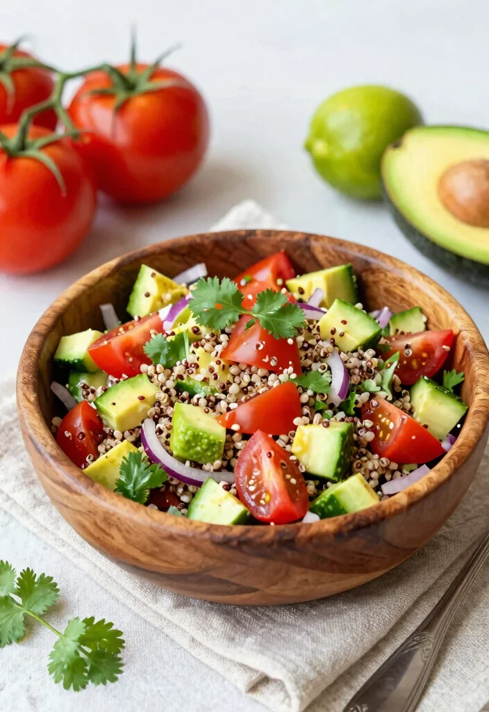 12 Healthy Summer Lunch Recipes for Light Fresh Meals 1 12 Healthy Summer Lunch Recipes for Light Fresh Meals - 1. Quinoa & Avocado Salad 1