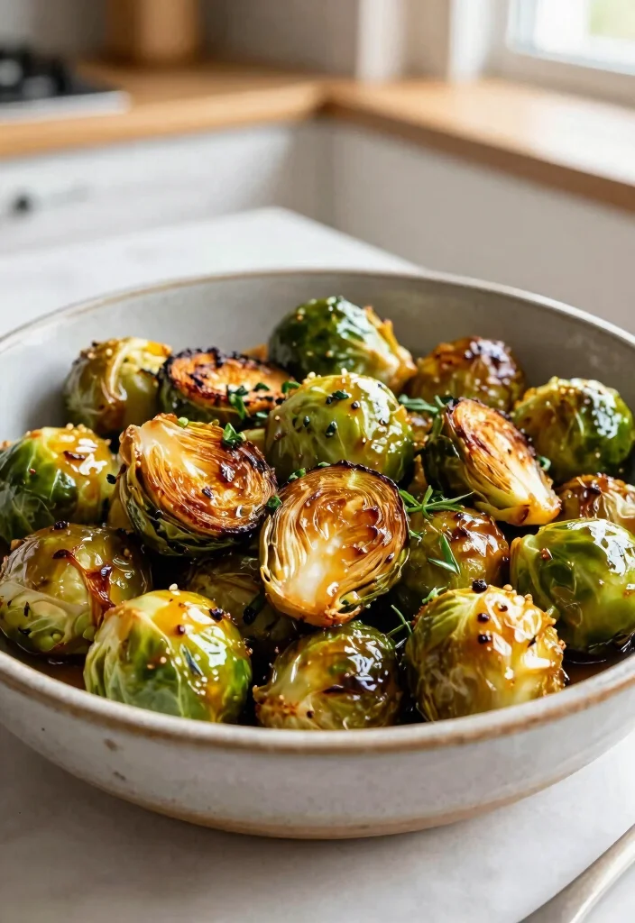 12 Roasted Dinner Recipes for Deep Oven Baked Flavor 12 12 Roasted Dinner Recipes for Deep Oven Baked Flavor - 2. Honey Balsamic Roasted Brussels Sprouts 1