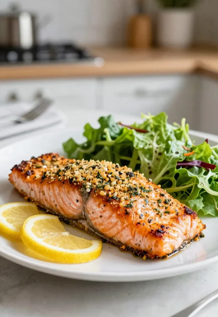 12 Roasted Dinner Recipes for Deep Oven Baked Flavor 56 12 Roasted Dinner Recipes for Deep Oven Baked Flavor - 6. Herb-Crusted Roasted Salmon 1