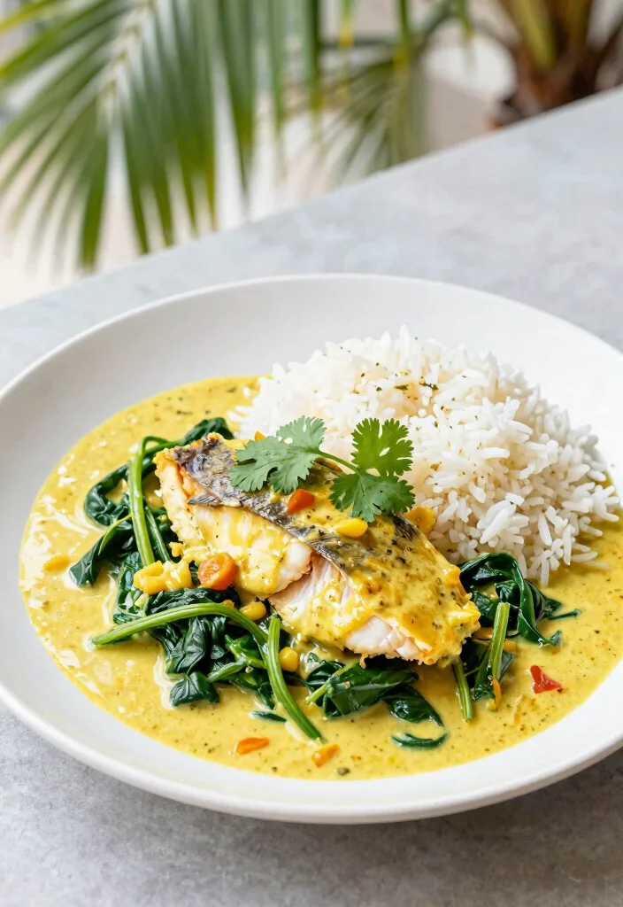12 Tropical Dinner Recipes for Sweet Savory Balance - 3. Coconut Curry Fish 1
