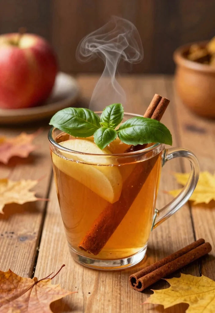 12 Vegan Basil Recipes for Fresh Aromatic Flavor 109 12 Vegan Basil Recipes for Fresh Aromatic Flavor - 11. Basil Spiced Apple Cider 1