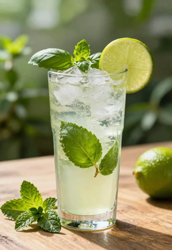 12 Vegan Basil Recipes for Fresh Aromatic Flavor 34 12 Vegan Basil Recipes for Fresh Aromatic Flavor - 4. Basil Mojito Mocktail 1