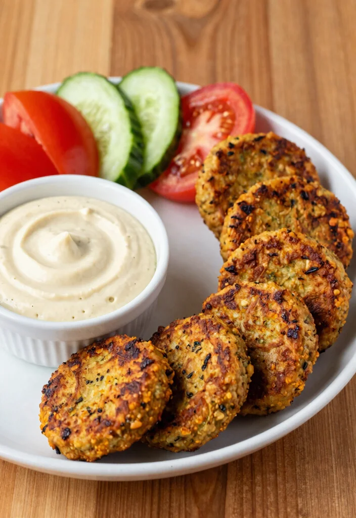 14 Healthy Clean Eating Recipes for Balanced Everyday Meals - 12. Baked Falafel with Tahini Sauce 1