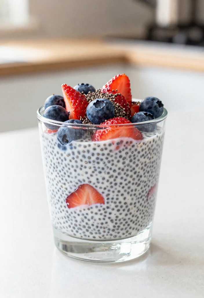 14 Healthy Clean Eating Recipes for Balanced Everyday Meals - 14. Berry Chia Pudding 1