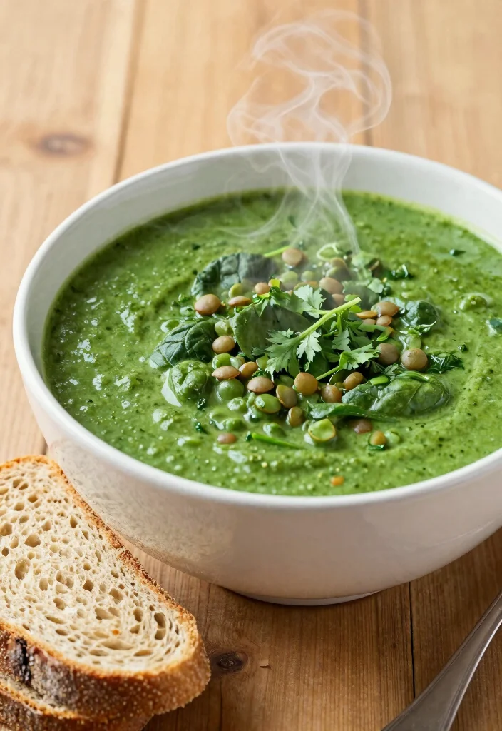 14 Healthy Clean Eating Recipes for Balanced Everyday Meals - 3. Spinach & Lentil Soup 1