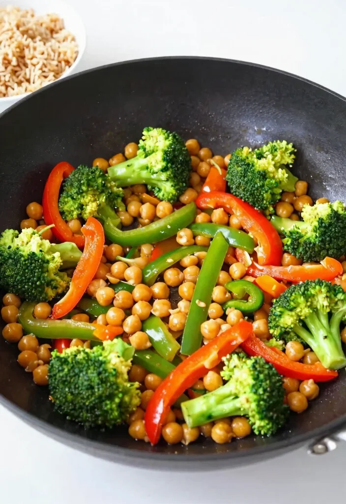 14 Healthy Clean Eating Recipes for Balanced Everyday Meals - 4. Chickpea Stir-Fry 1